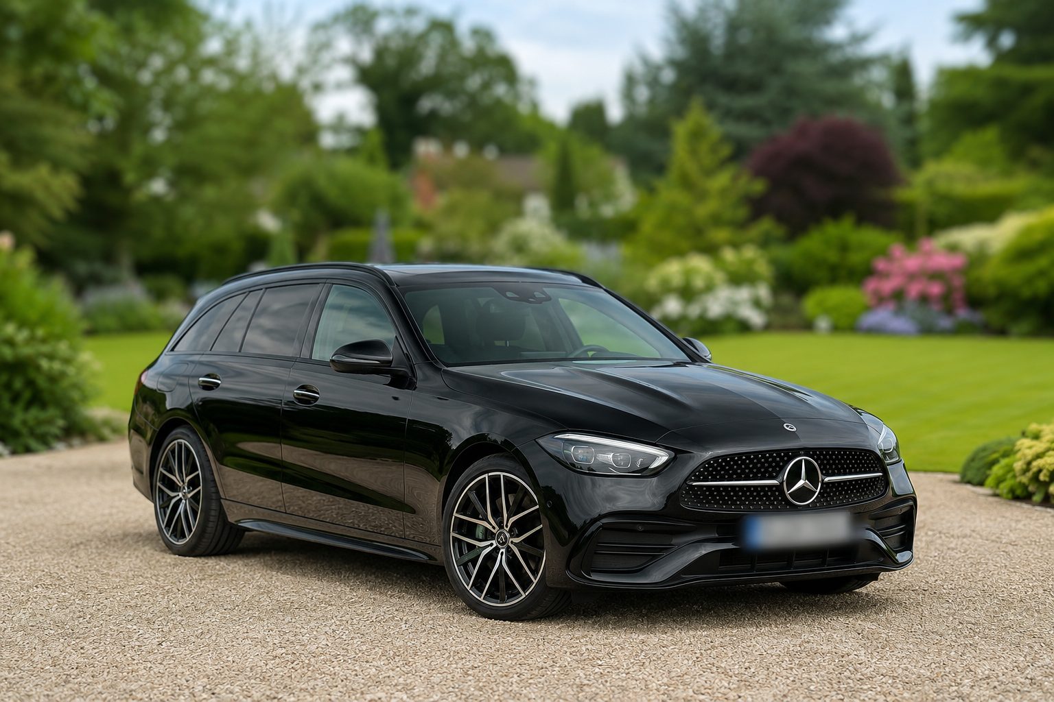 Vitres teintées Mercedes Classe C posées par Skinwraps Loire